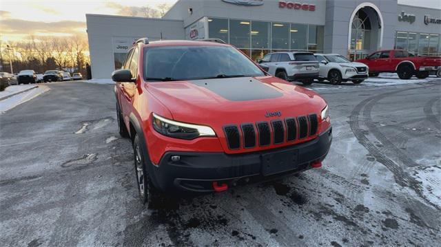 used 2021 Jeep Cherokee car, priced at $25,366