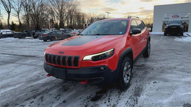 used 2021 Jeep Cherokee car, priced at $25,366