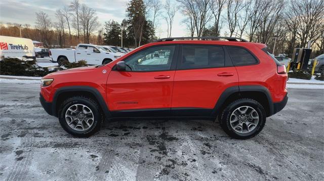 used 2021 Jeep Cherokee car, priced at $25,366