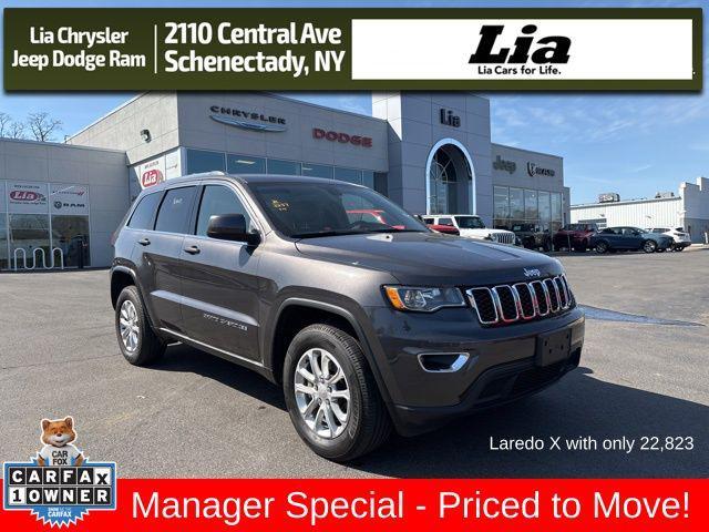 used 2021 Jeep Grand Cherokee car, priced at $28,277