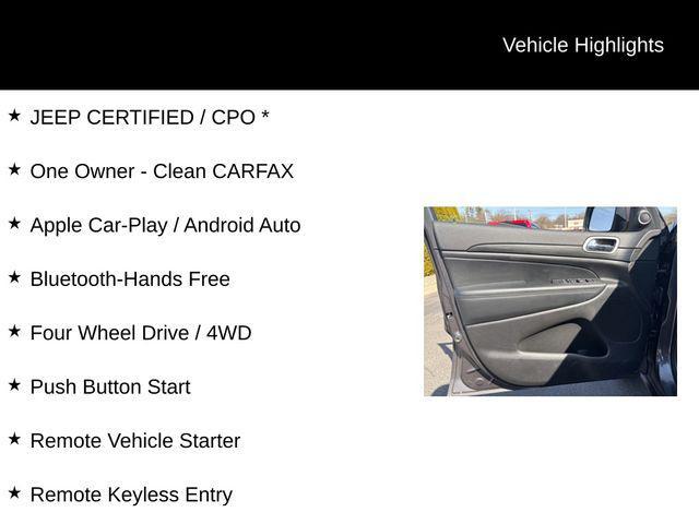 used 2021 Jeep Grand Cherokee car, priced at $29,541