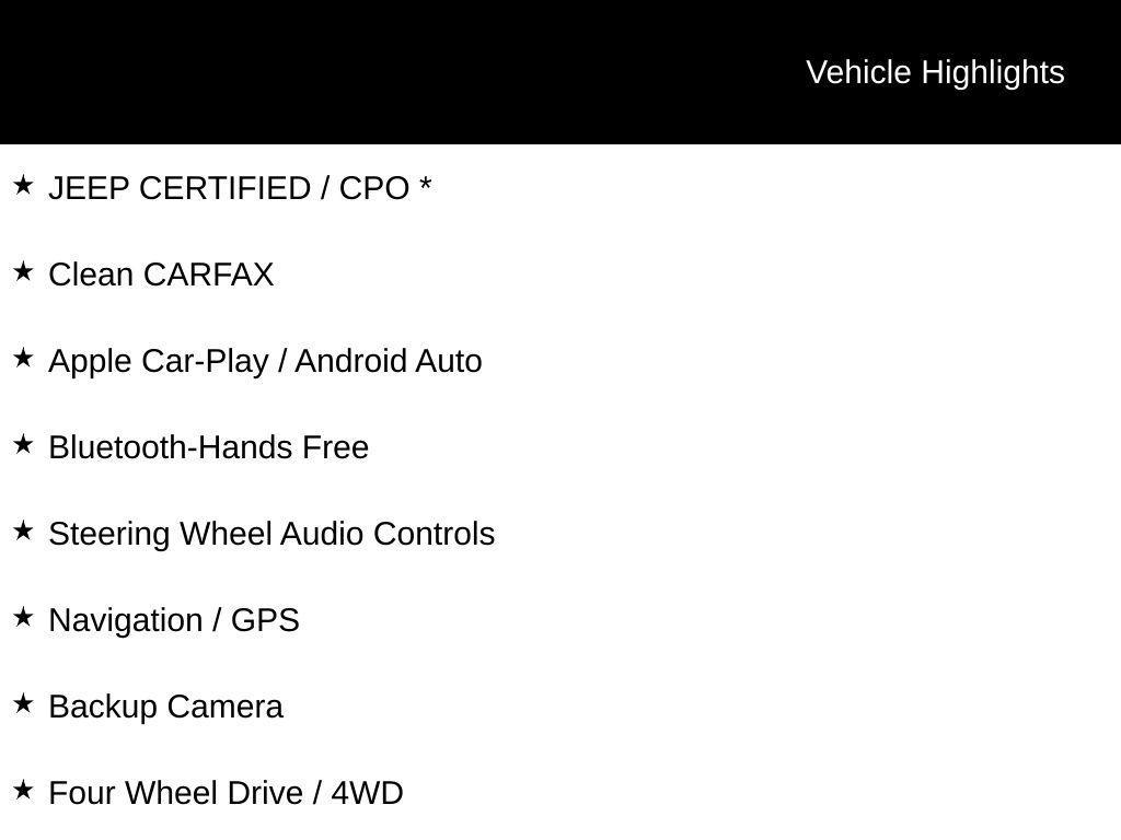 used 2022 Jeep Grand Cherokee car, priced at $35,538