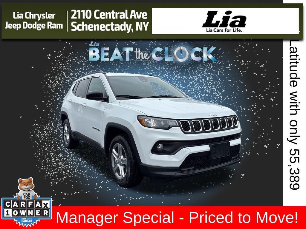 used 2024 Jeep Compass car, priced at $19,000