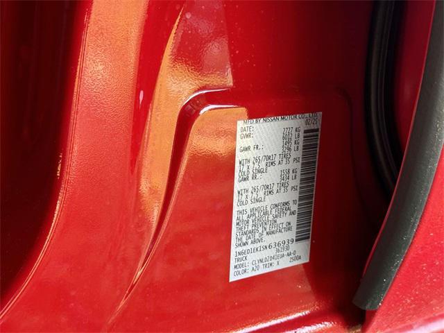 new 2025 Nissan Frontier car, priced at $44,171