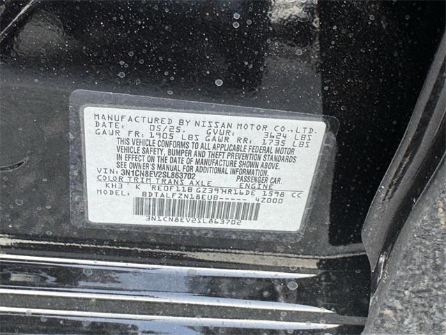 new 2025 Nissan Versa car, priced at $20,636