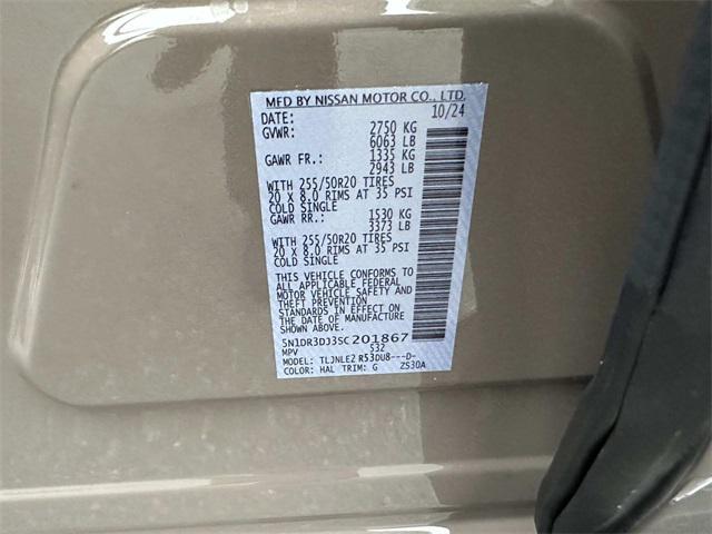 new 2025 Nissan Pathfinder car, priced at $49,599