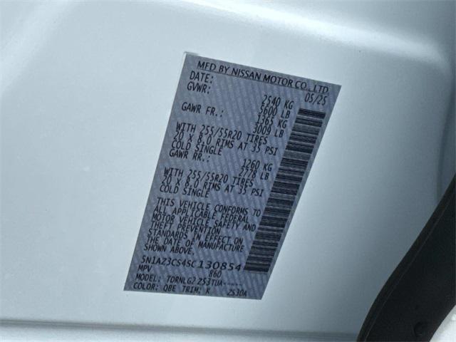new 2025 Nissan Murano car, priced at $45,738