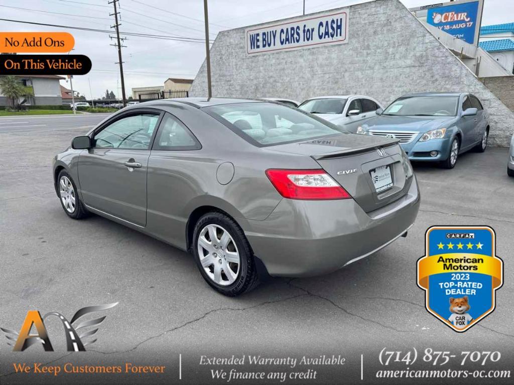 used 2007 Honda Civic car, priced at $6,988