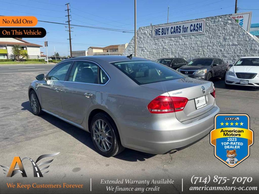 used 2012 Volkswagen Passat car, priced at $5,988