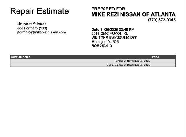 used 2016 GMC Yukon XL car, priced at $11,888