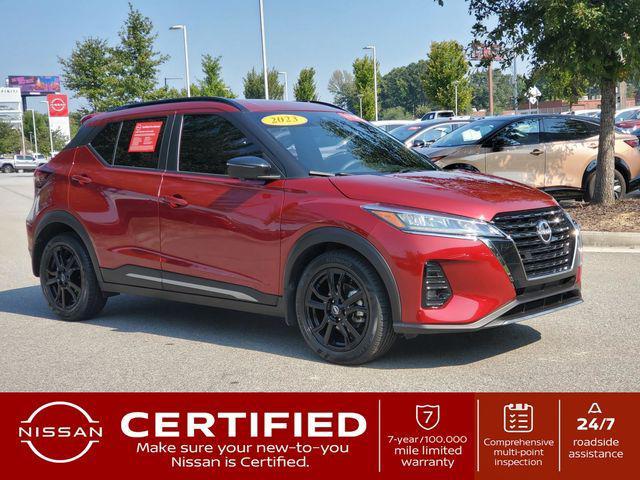 used 2023 Nissan Kicks car, priced at $19,489