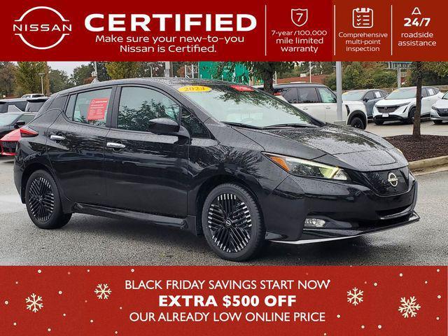 used 2024 Nissan Leaf car, priced at $18,488