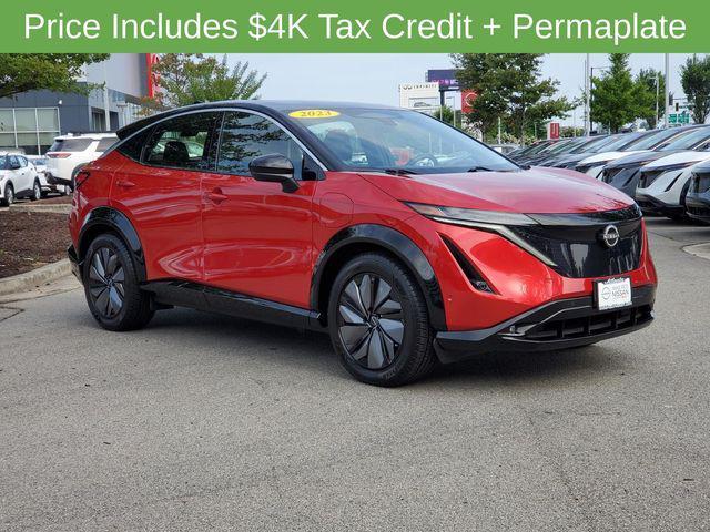 used 2023 Nissan ARIYA car, priced at $23,489