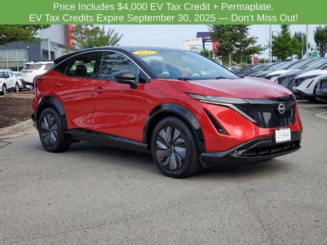 used 2023 Nissan ARIYA car, priced at $23,489
