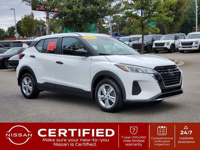 used 2025 Nissan Kicks car, priced at $18,888