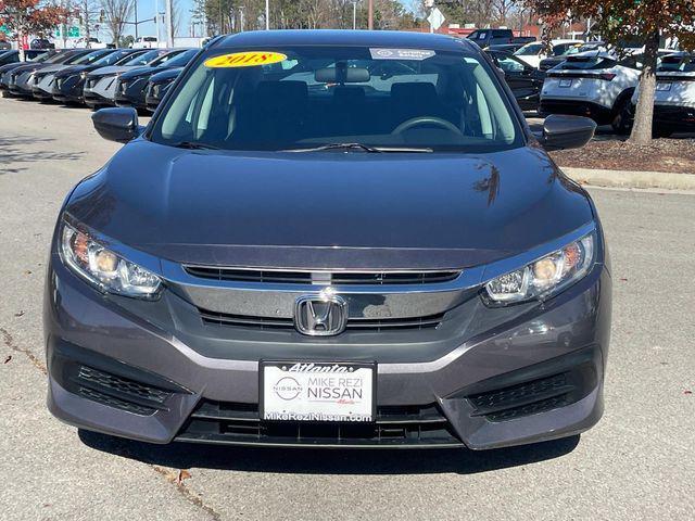 used 2018 Honda Civic car, priced at $18,055