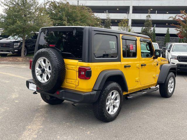 used 2021 Jeep Wrangler Unlimited car, priced at $32,403