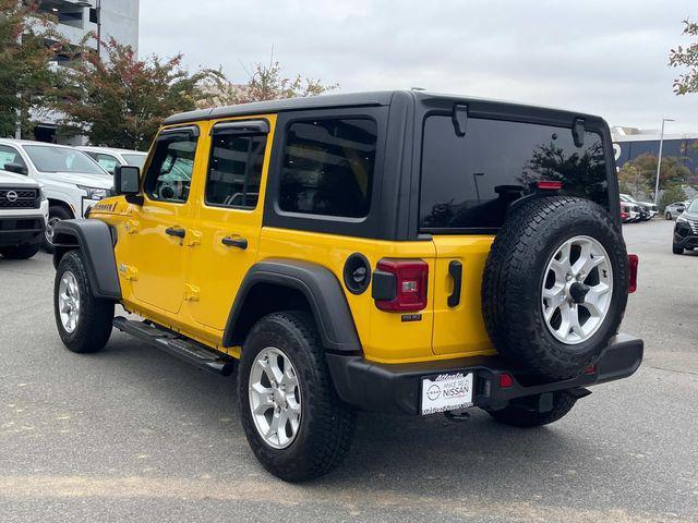 used 2021 Jeep Wrangler Unlimited car, priced at $32,403