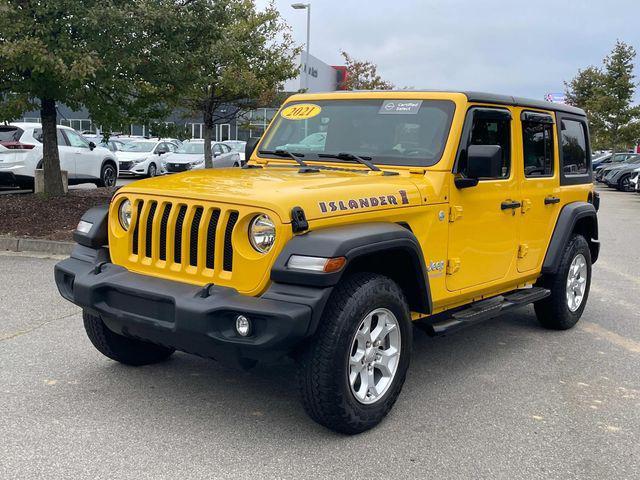 used 2021 Jeep Wrangler Unlimited car, priced at $32,403