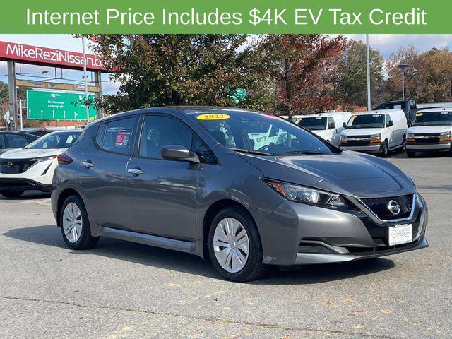 used 2022 Nissan Leaf car, priced at $15,263