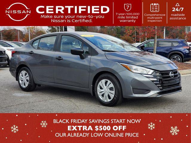 used 2025 Nissan Versa car, priced at $17,489