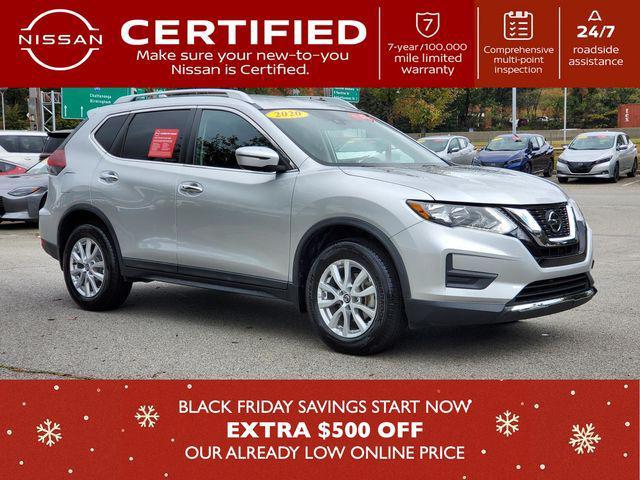 used 2020 Nissan Rogue car, priced at $16,887