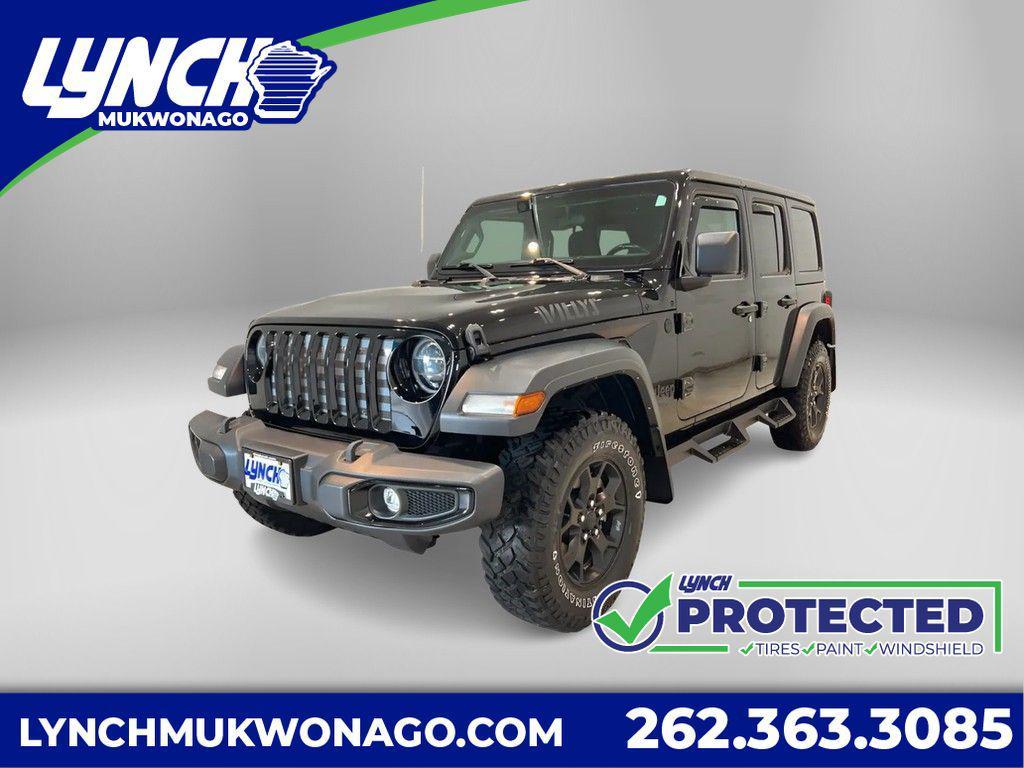 used 2021 Jeep Wrangler car, priced at $31,490