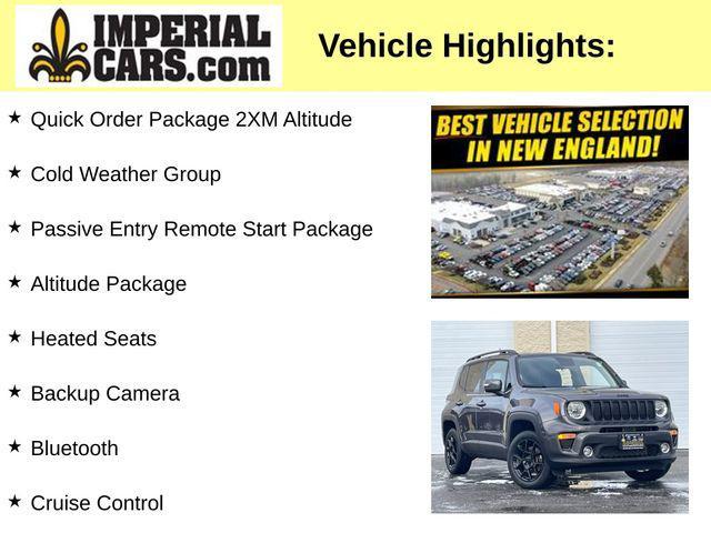 used 2020 Jeep Renegade car, priced at $18,347