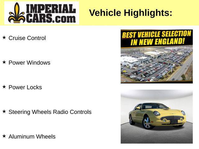 used 2002 Ford Thunderbird car, priced at $24,977