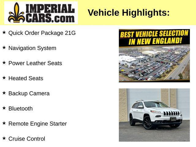 used 2016 Jeep Cherokee car, priced at $13,747