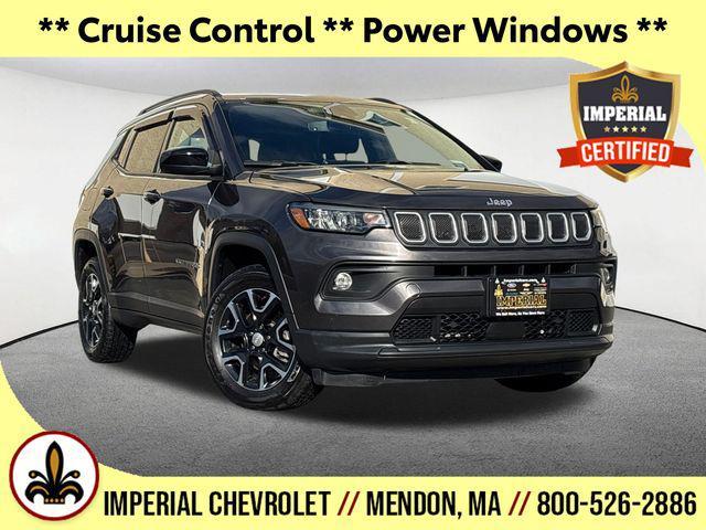 used 2022 Jeep Compass car, priced at $23,647