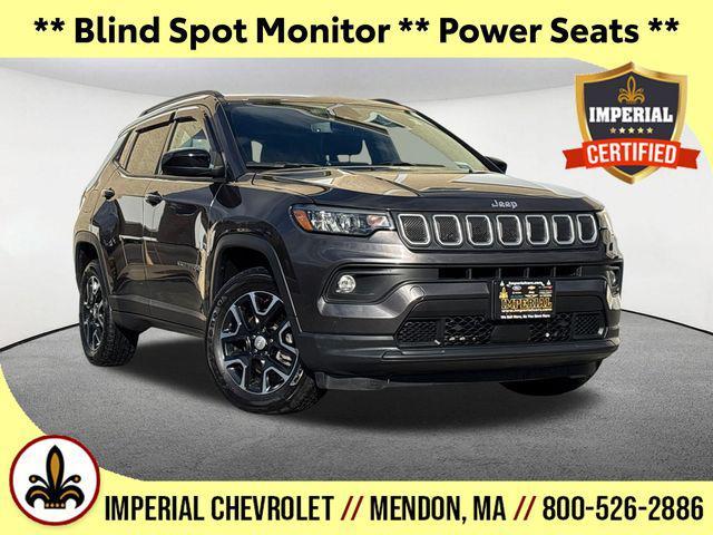 used 2022 Jeep Compass car, priced at $23,647