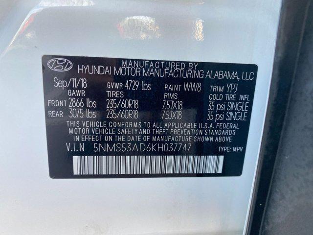 used 2019 Hyundai Santa Fe car, priced at $19,238