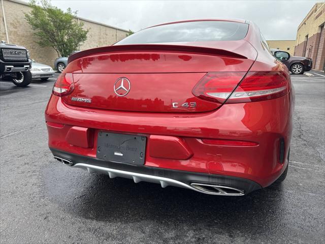 used 2018 Mercedes-Benz AMG C 43 car, priced at $29,995