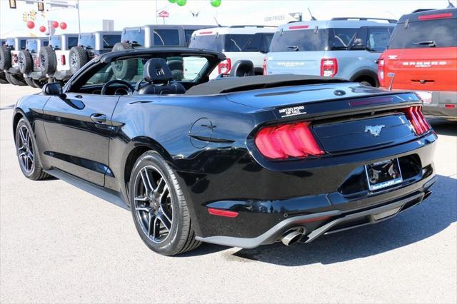 used 2022 Ford Mustang car, priced at $22,500