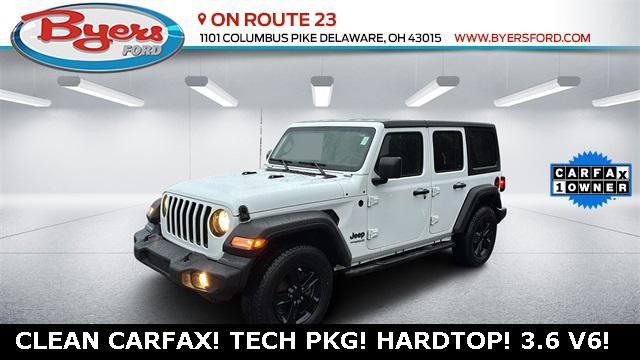 used 2021 Jeep Wrangler Unlimited car, priced at $26,547