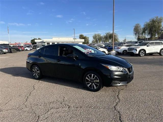 used 2021 Nissan Versa car, priced at $14,999