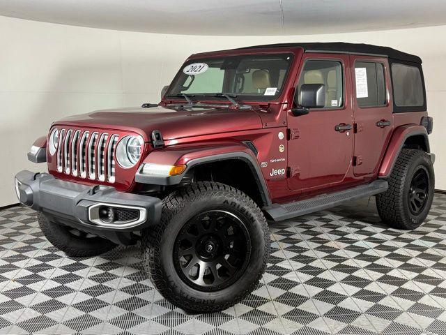 used 2021 Jeep Wrangler Unlimited car, priced at $27,900