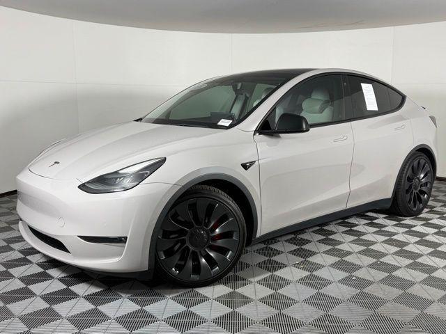 used 2021 Tesla Model Y car, priced at $27,900