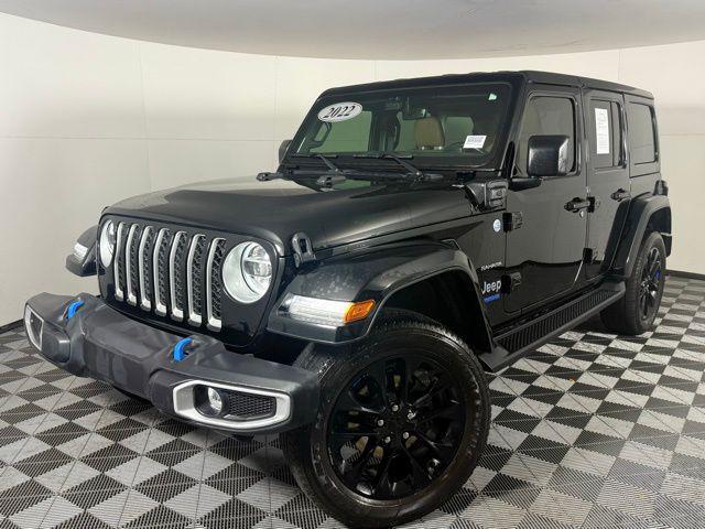 used 2022 Jeep Wrangler Unlimited 4xe car, priced at $33,500