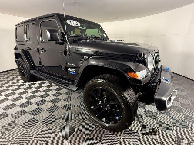 used 2022 Jeep Wrangler Unlimited 4xe car, priced at $33,500