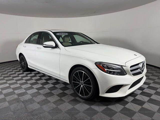 used 2021 Mercedes-Benz C-Class car, priced at $25,900
