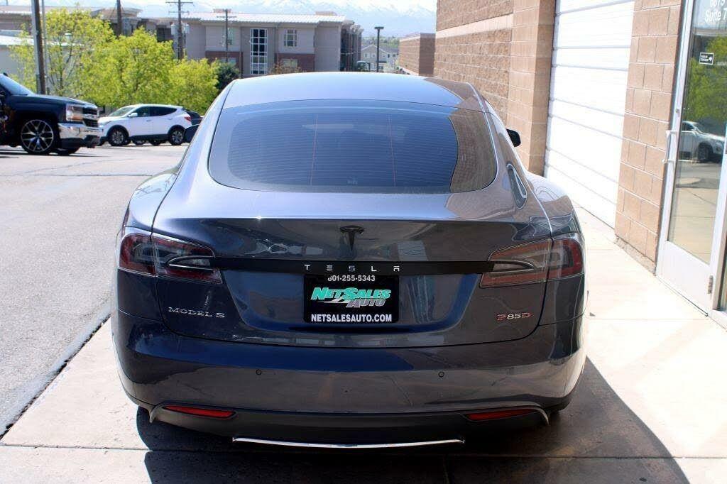 used 2014 Tesla Model S car, priced at $29,495