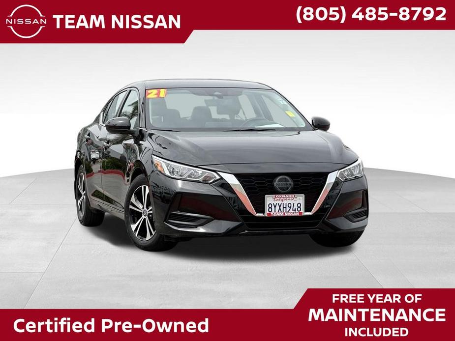 used 2021 Nissan Sentra car, priced at $19,988