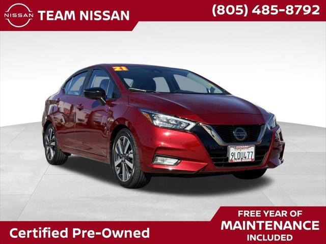 used 2021 Nissan Versa car, priced at $17,988