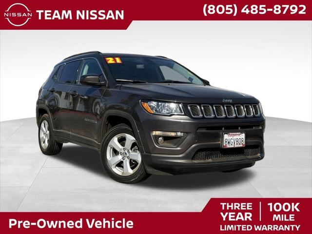 used 2021 Jeep Compass car, priced at $20,988