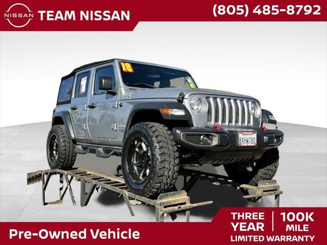 used 2018 Jeep Wrangler Unlimited car, priced at $25,988