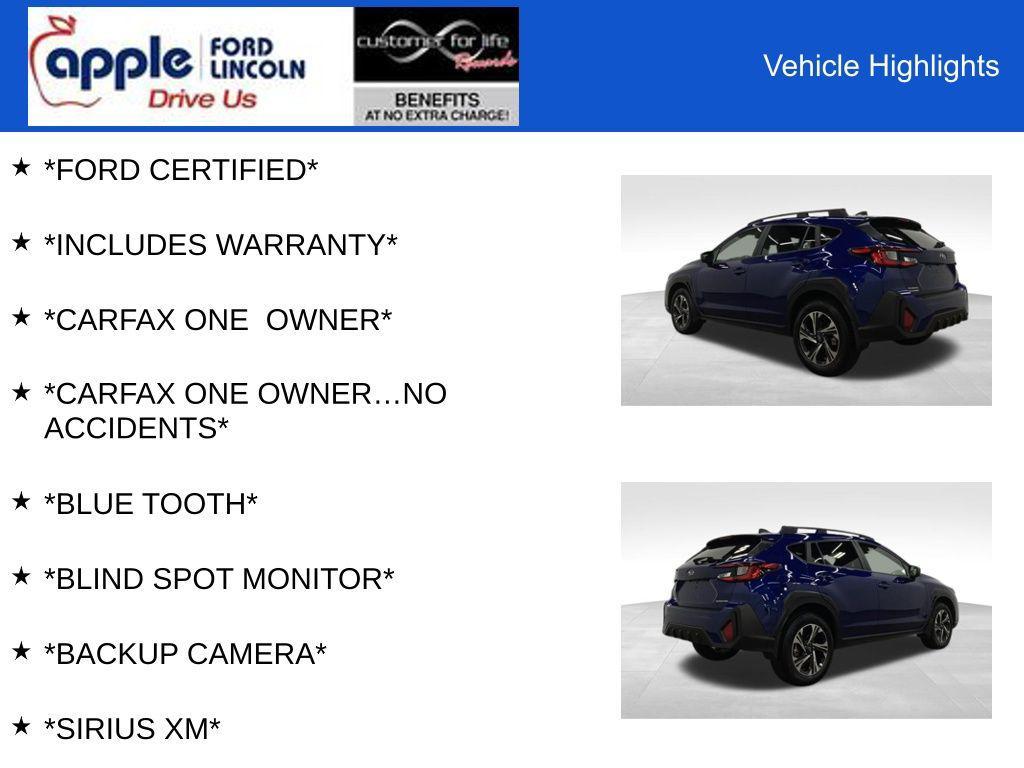 used 2024 Subaru Crosstrek car, priced at $22,000