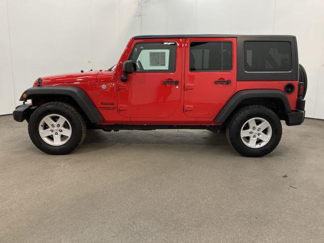 used 2017 Jeep Wrangler Unlimited car, priced at $18,500