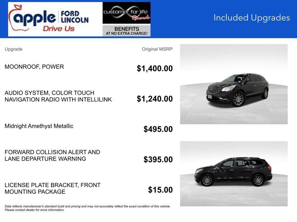 used 2015 Buick Enclave car, priced at $10,500